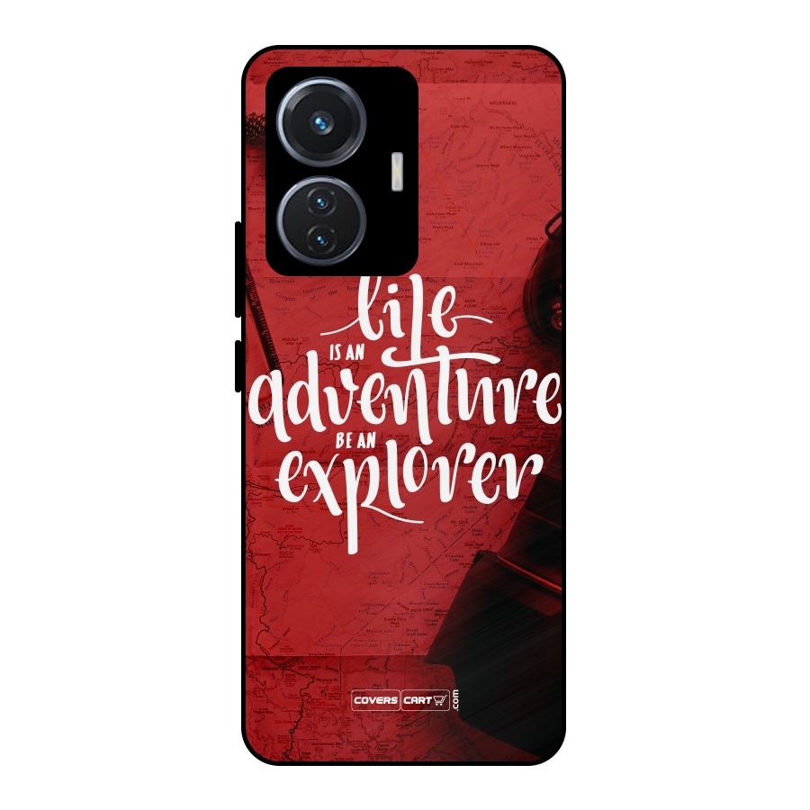 Life Adventure Explorer Metal Back Case for iQOO Z6 44W