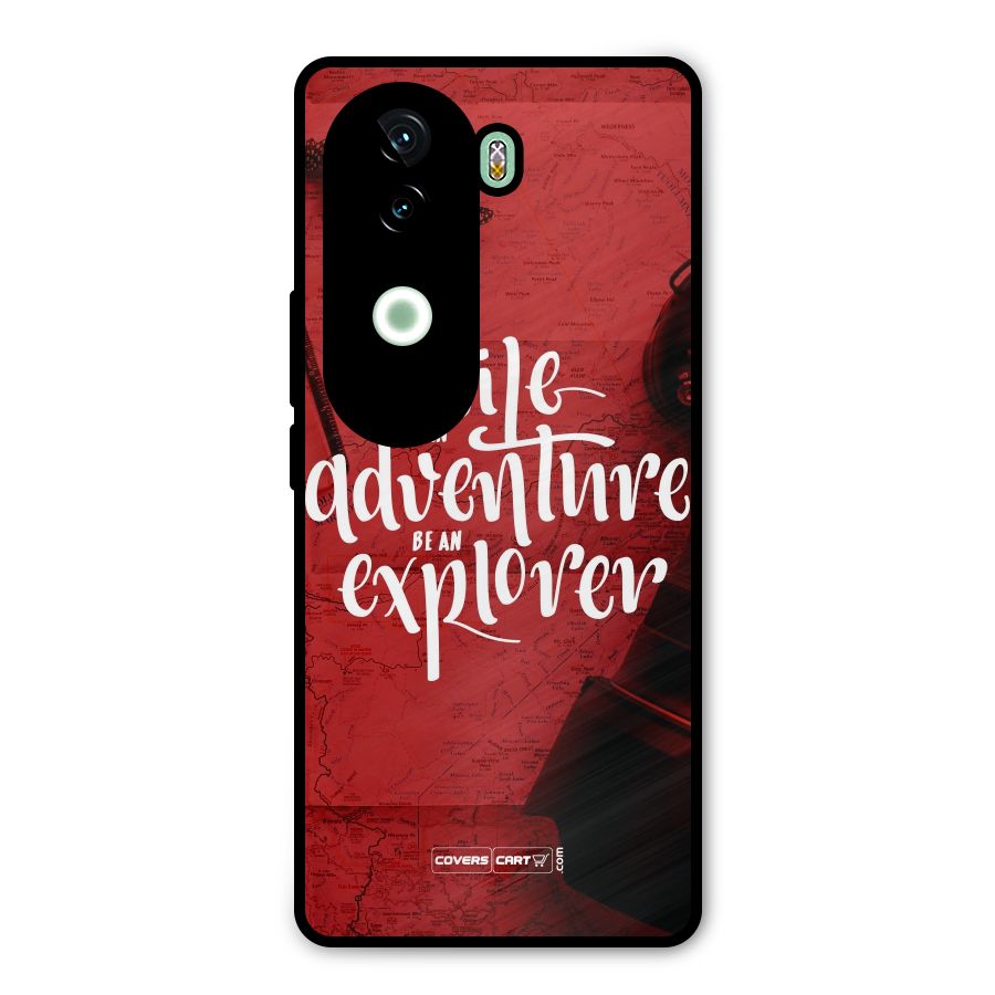 Life Adventure Explorer Metal Back Case for iQOO Z9s