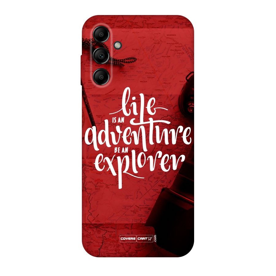 Life Adventure Explorer Original Polycarbonate Back Case for Galaxy A14 5G