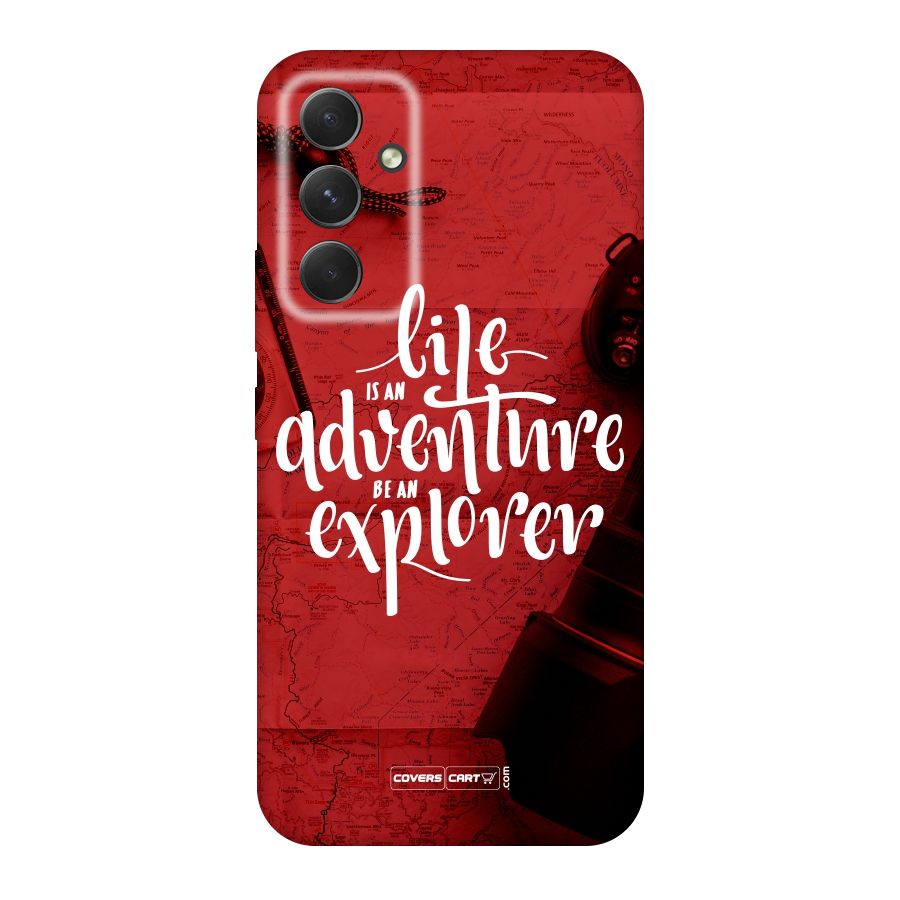 Life Adventure Explorer Original Polycarbonate Back Case for Galaxy A54