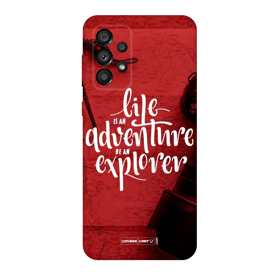 Life Adventure Explorer Original Polycarbonate Back Case for Galaxy A73 5G