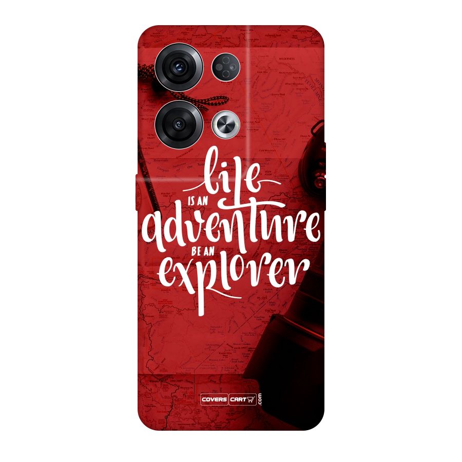 Life Adventure Explorer Original Polycarbonate Back Case for Oppo Reno8 Pro 5G