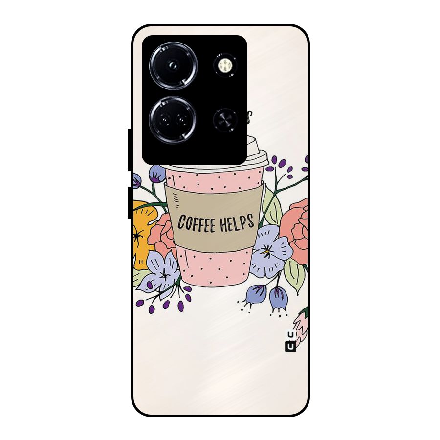 Life Happens Metal Back Case for Infinix Note 30 5G