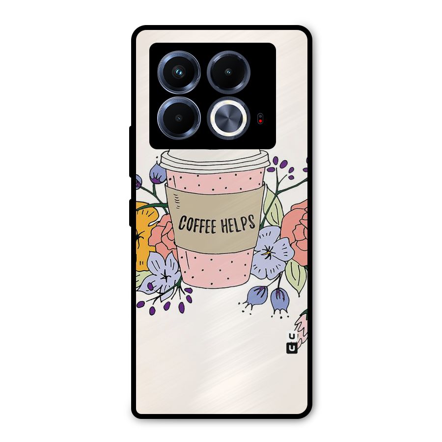 Life Happens Metal Back Case for Infinix Note 40 5G