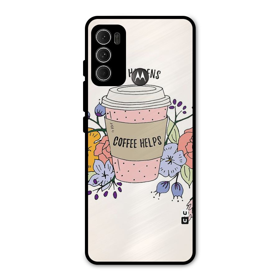 Life Happens Metal Back Case for Moto G60