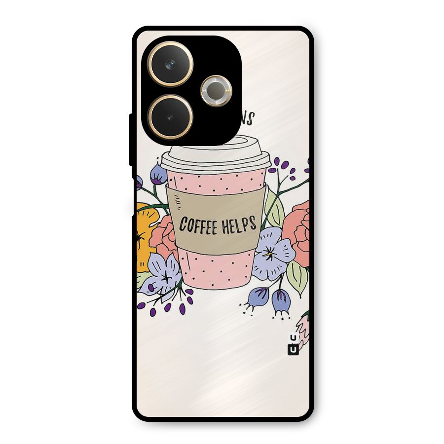 Life Happens Metal Back Case for Oppo A5 Pro