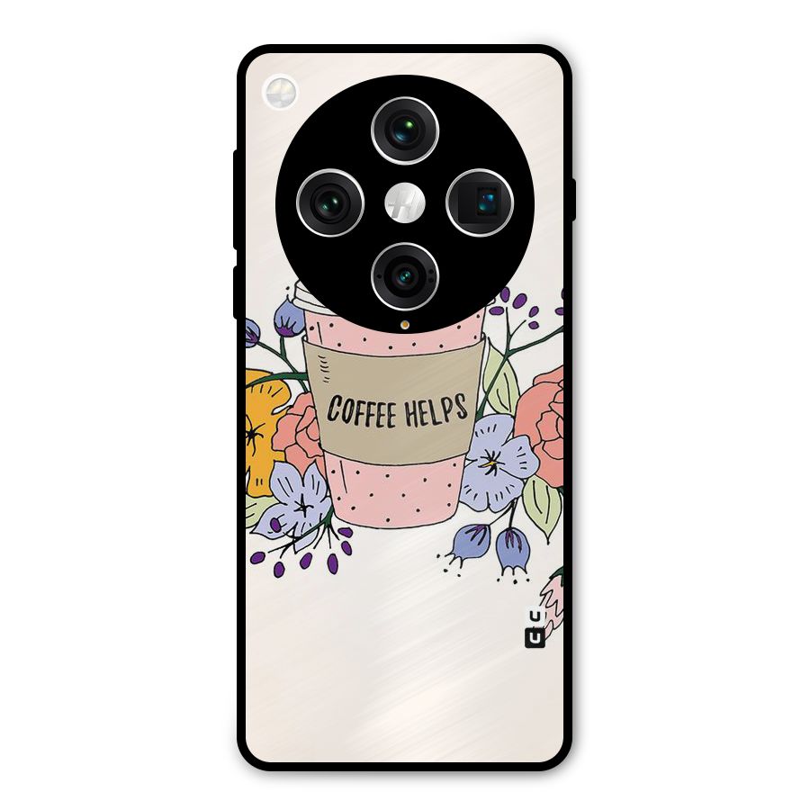 Life Happens Metal Back Case for Oppo Find X8 Pro