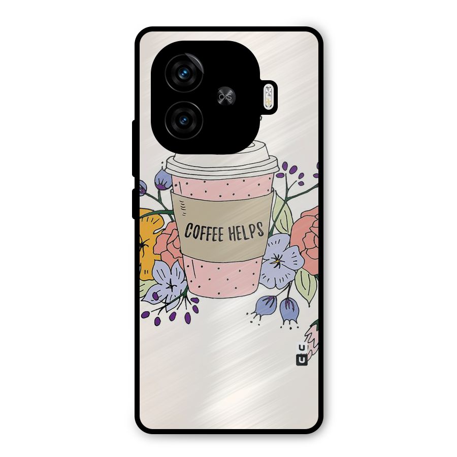 Life Happens Metal Back Case for iQOO Z9 Turbo