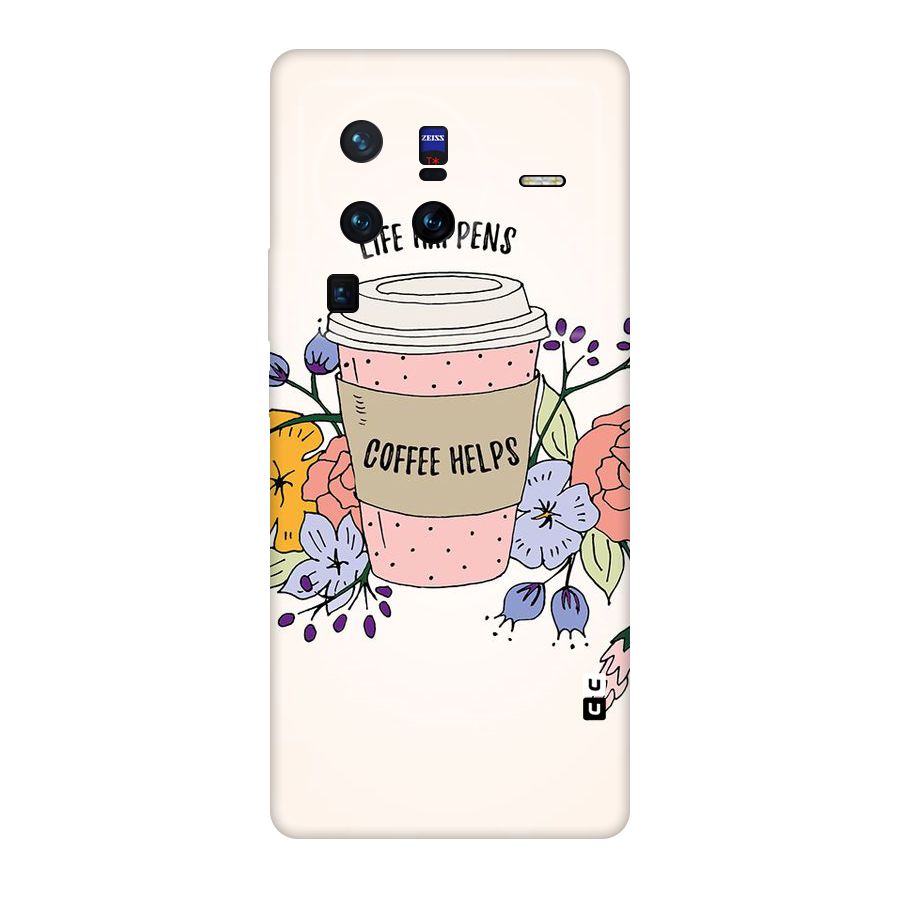 Life Happens Original Polycarbonate Back Case for Vivo X80