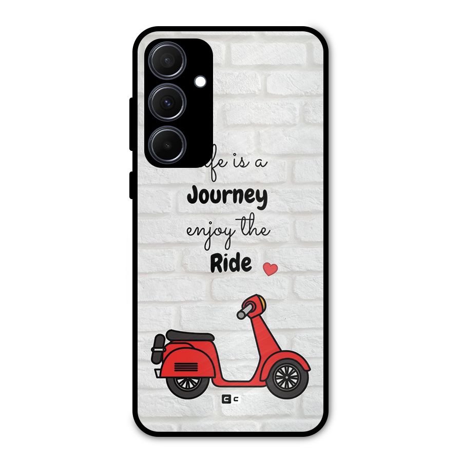 Life Is A Journey Metal Back Case for Galaxy A35