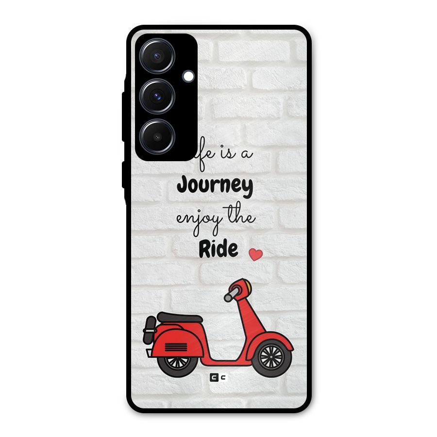 Life Is A Journey Metal Back Case for Galaxy A55