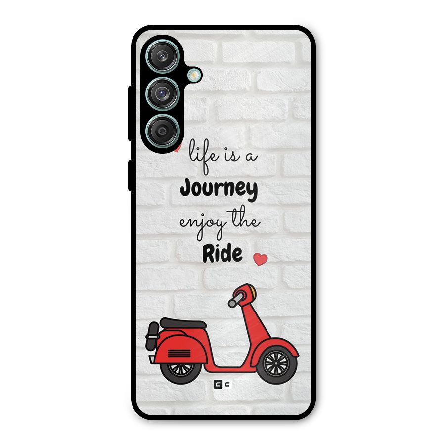 Life Is A Journey Metal Back Case for Galaxy M55 5G