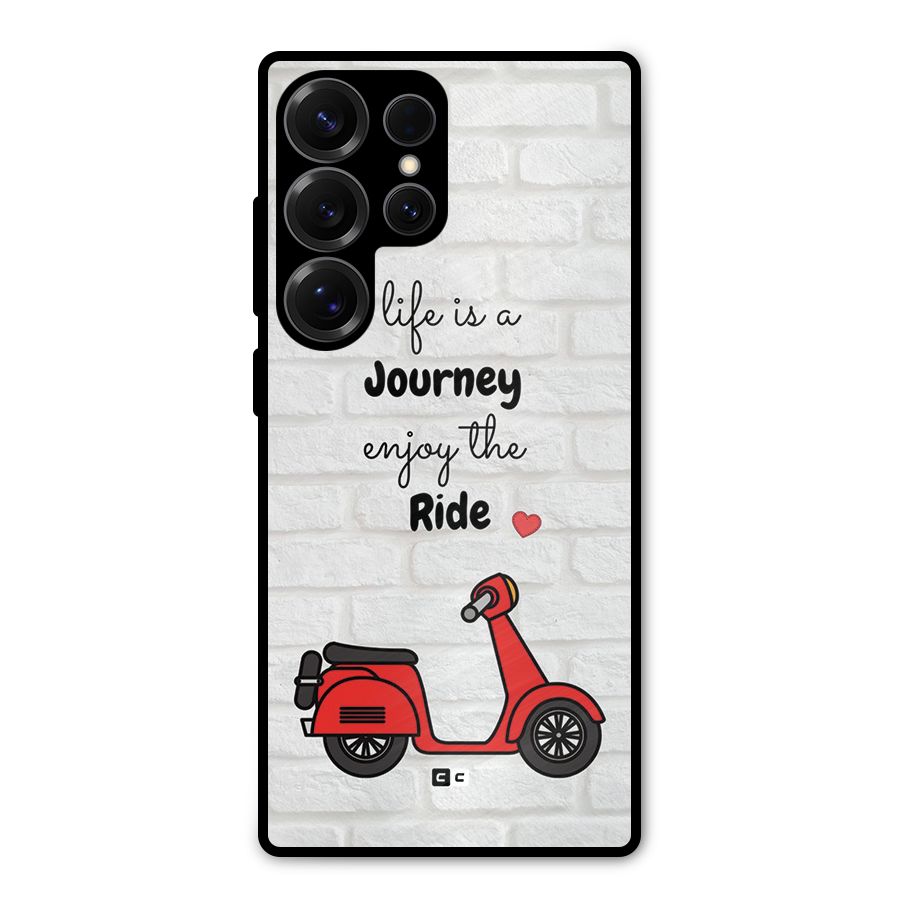 Life Is A Journey Metal Back Case for Galaxy S25 Ultra