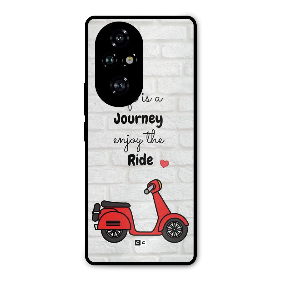 Life Is A Journey Metal Back Case for Honor 200 Pro