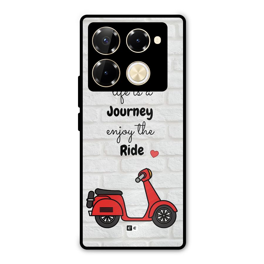 Life Is A Journey Metal Back Case for Infinix Note 40 Pro