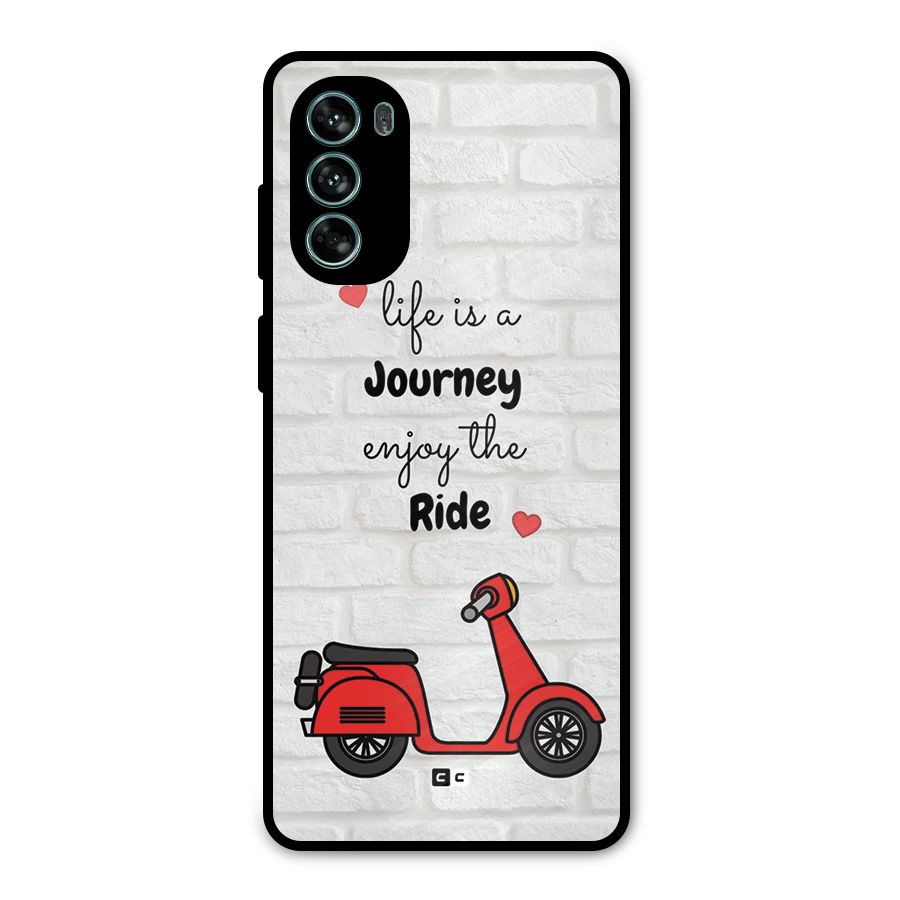 Life Is A Journey Metal Back Case for Moto G62