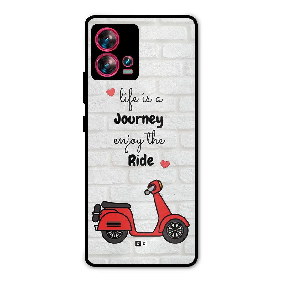 Life Is A Journey Metal Back Case for Motorola Edge 30 Fusion