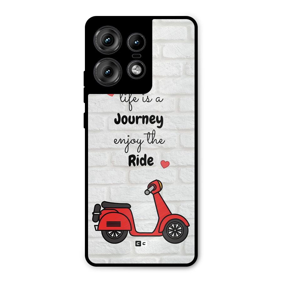 Life Is A Journey Metal Back Case for Motorola Edge 50 Pro
