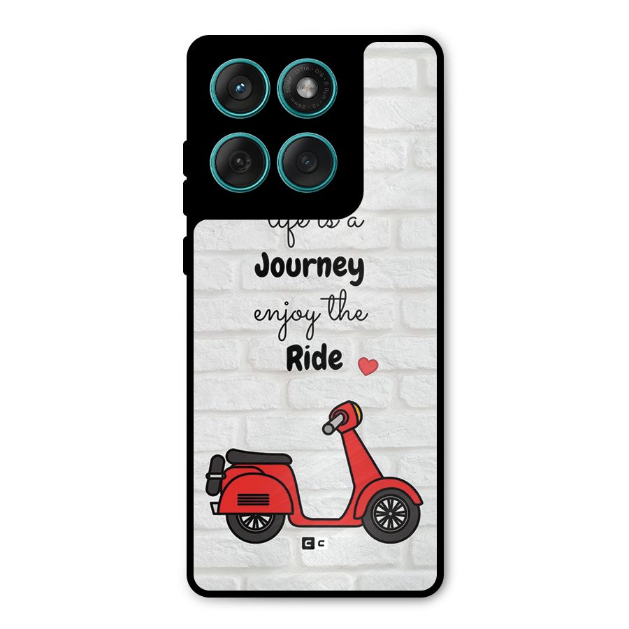 Life Is A Journey Metal Back Case for Motorola Edge 60