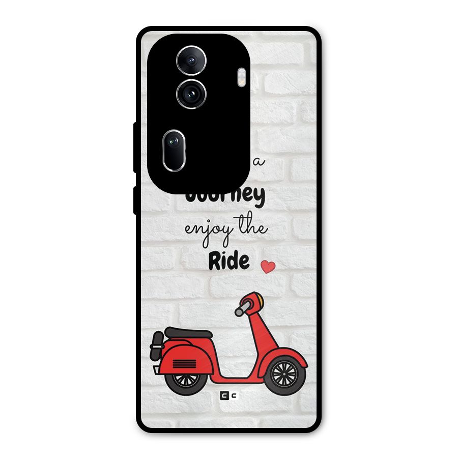 Life Is A Journey Metal Back Case for Oppo Reno11 Pro 5G