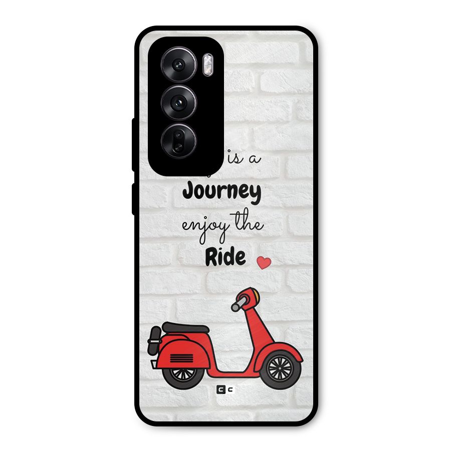Life Is A Journey Metal Back Case for Oppo Reno12