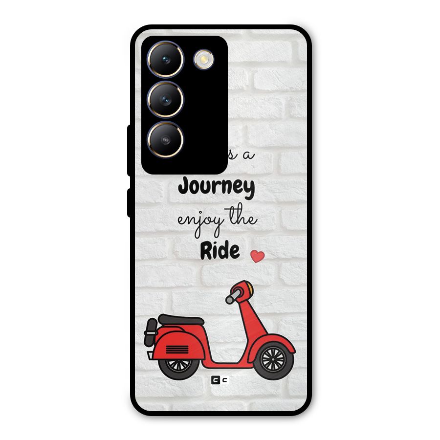 Life Is A Journey Metal Back Case for Vivo T3 5G