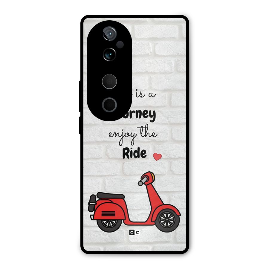 Life Is A Journey Metal Back Case for Vivo T3 Ultra