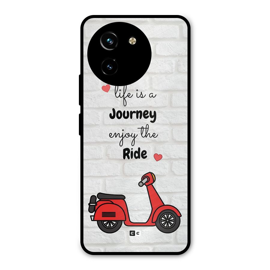 Life Is A Journey Metal Back Case for Vivo T3x