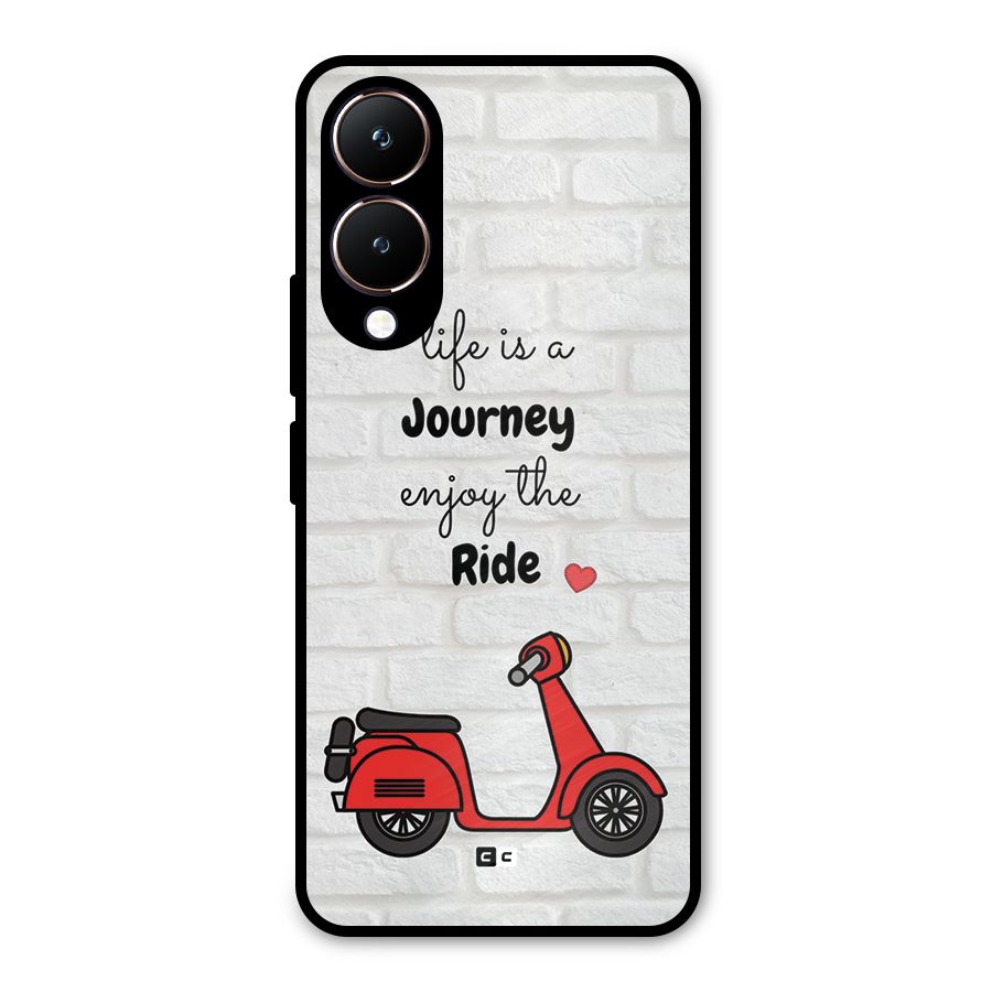Life Is A Journey Metal Back Case for Vivo Y28