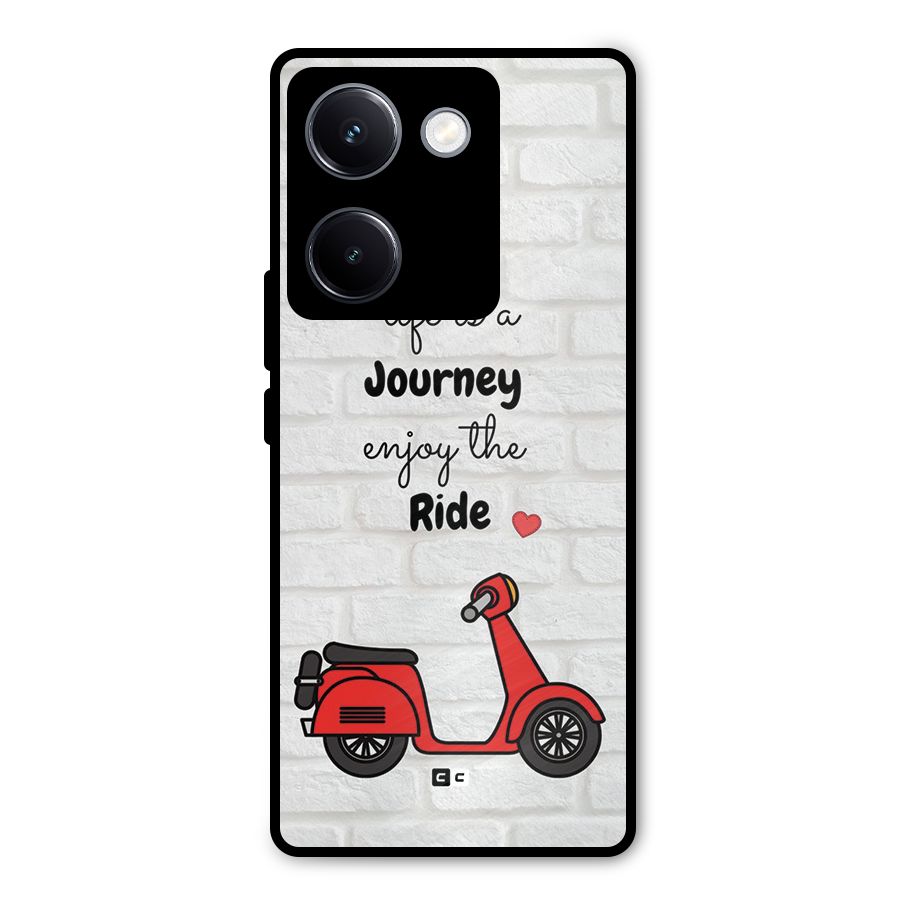Life Is A Journey Metal Back Case for Vivo Y300 Plus
