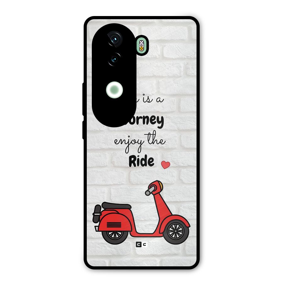 Life Is A Journey Metal Back Case for iQOO Z9s