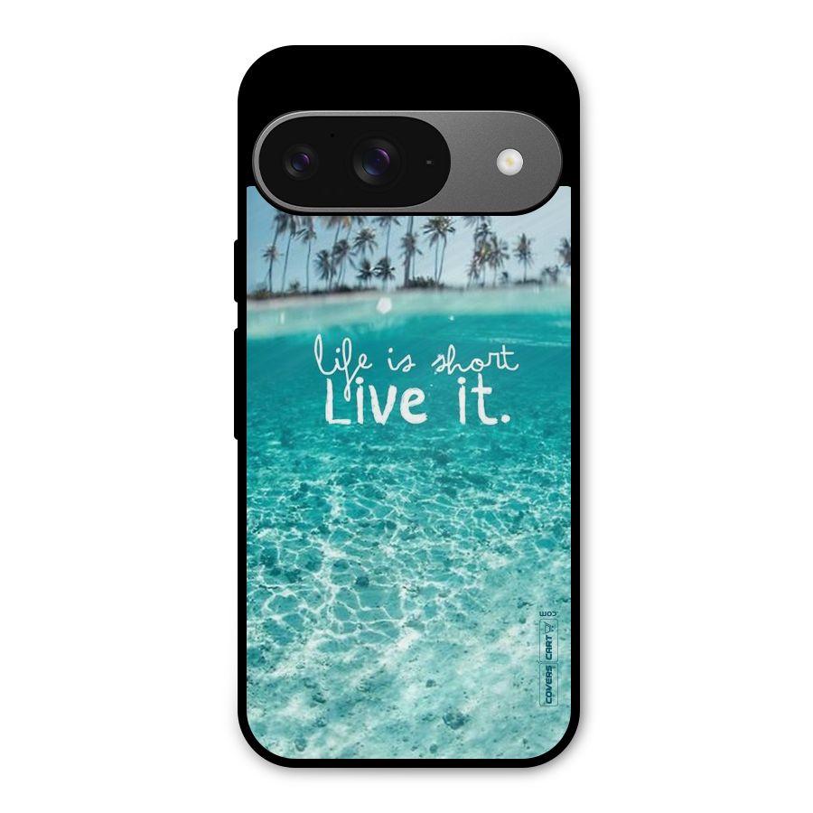 Life Is Short Metal Back Case for Google Pixel 9