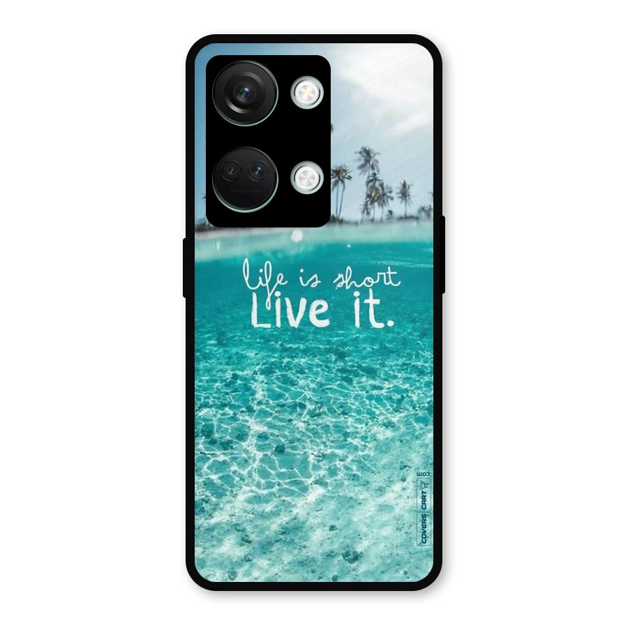 Life Is Short Metal Back Case for OnePlus Nord 3