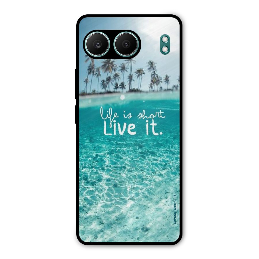 Life Is Short Metal Back Case for OnePlus Nord 4