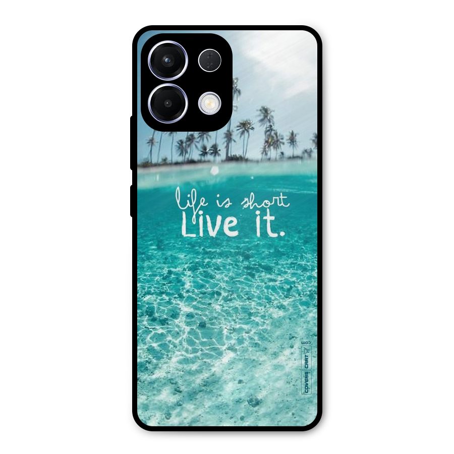 Life Is Short Metal Back Case for Oppo K13