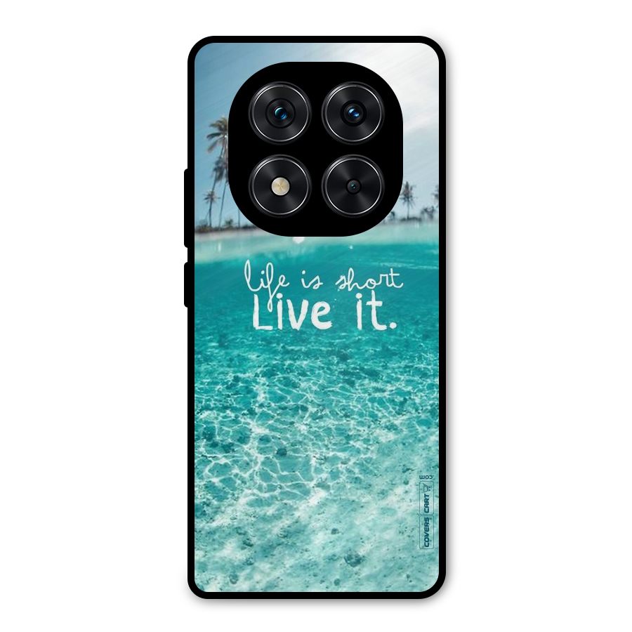 Life Is Short Metal Back Case for Poco X7