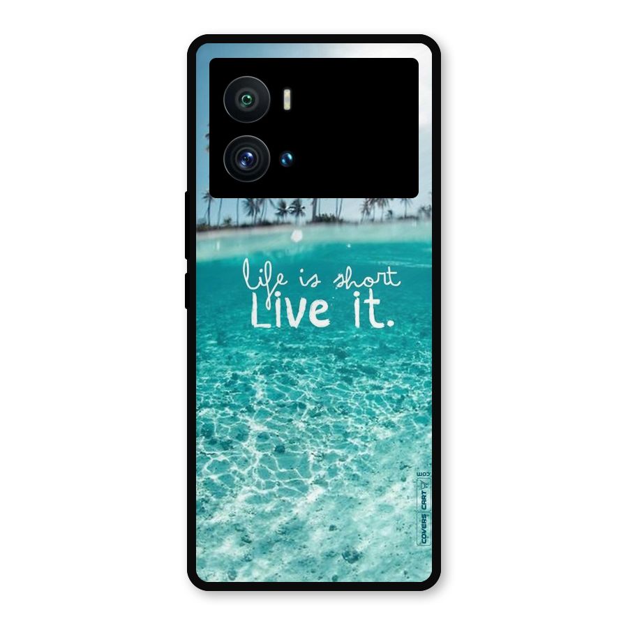 Life Is Short Metal Back Case for iQOO 9 Pro