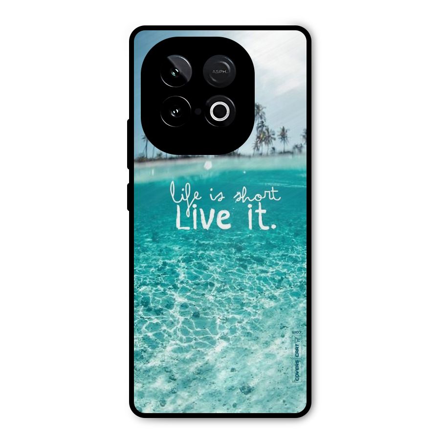 Life Is Short Metal Back Case for iQOO Neo 10