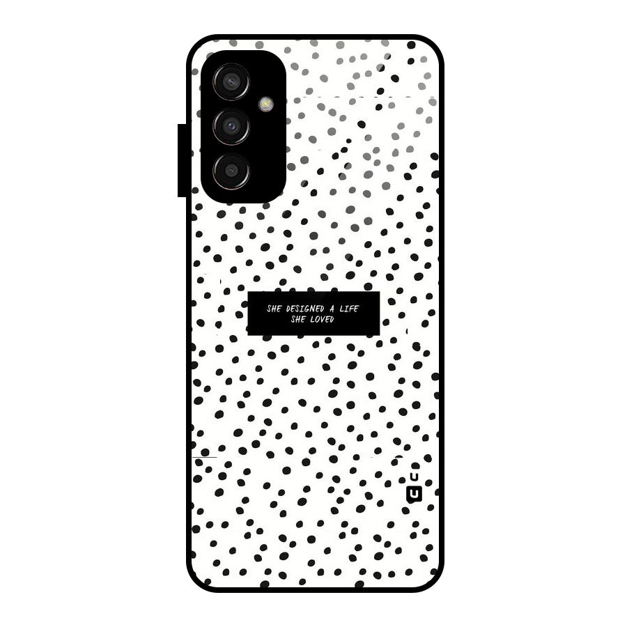 Life Loved Glass Back Case for Galaxy F13