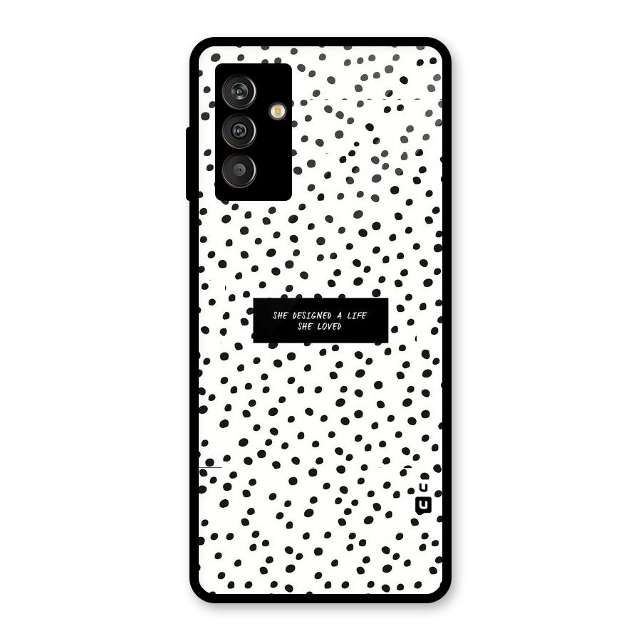 Life Loved Glass Back Case for Galaxy M13