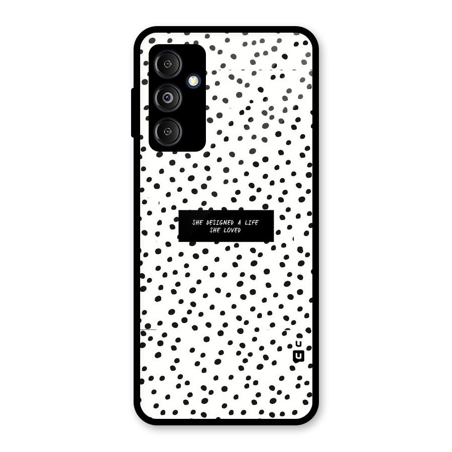 Life Loved Glass Back Case for Galaxy M14 5G