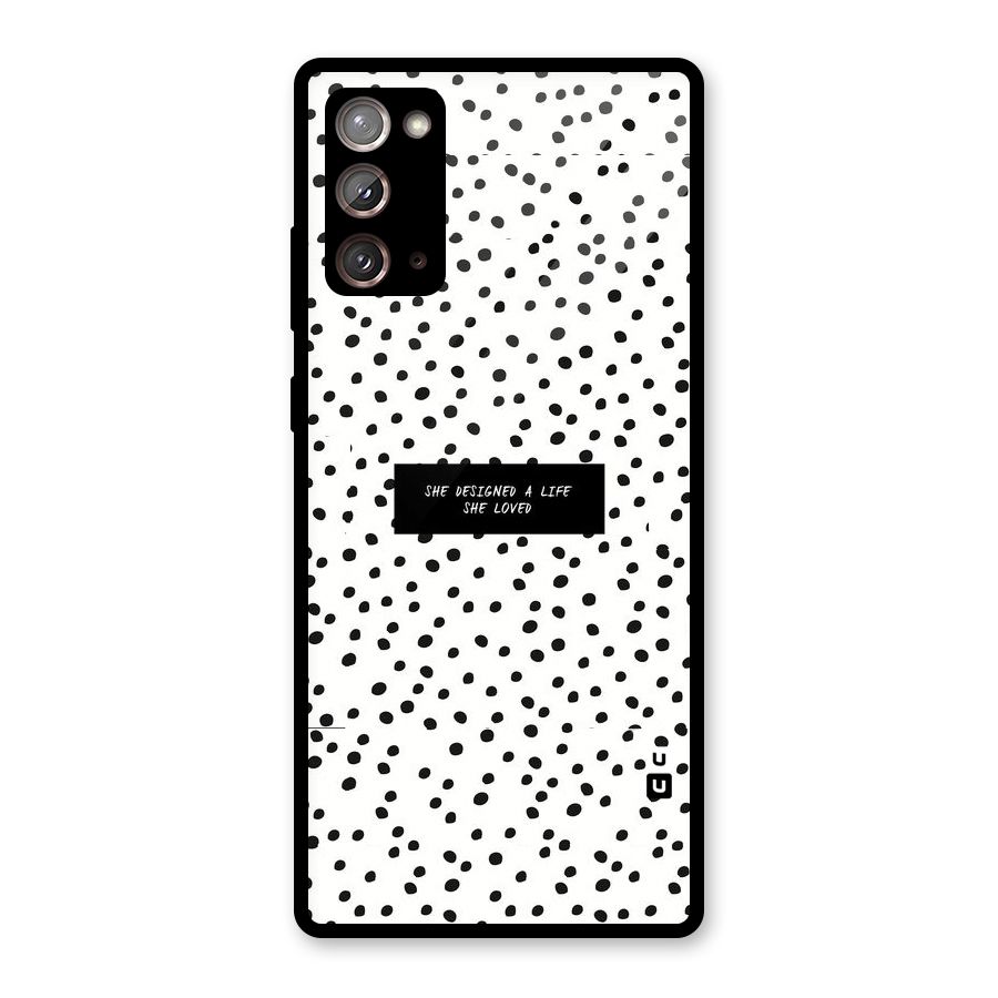 Life Loved Glass Back Case for Galaxy Note 20
