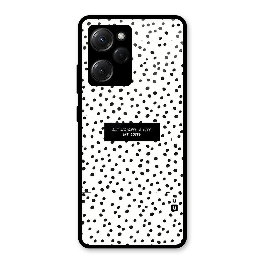 Life Loved Glass Back Case for Poco X5 Pro