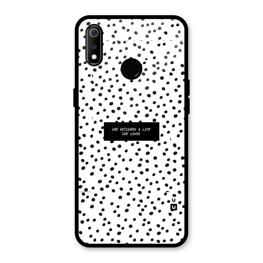 Life Loved Glass Back Case for Realme 3i