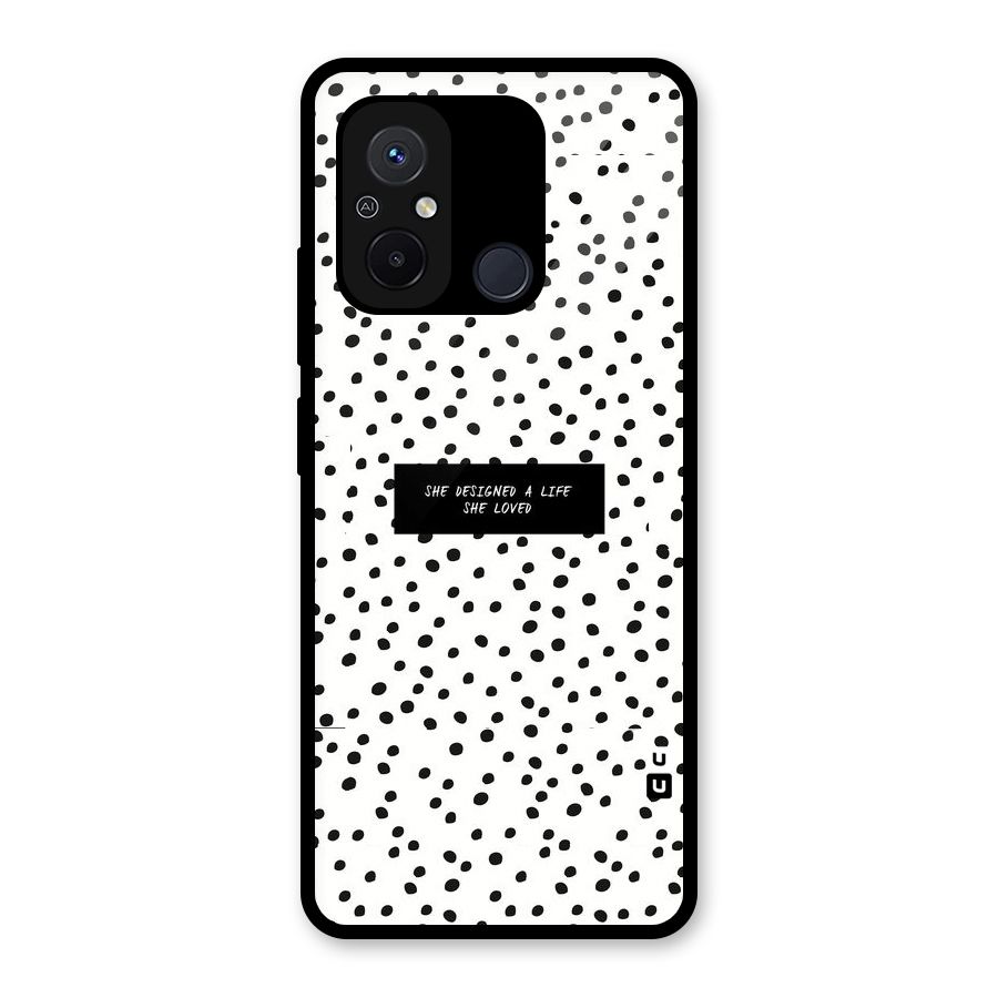 Life Loved Glass Back Case for Redmi 12C