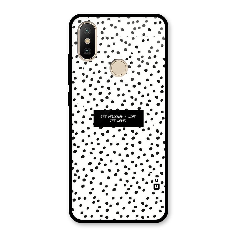 Life Loved Glass Back Case for Redmi A2