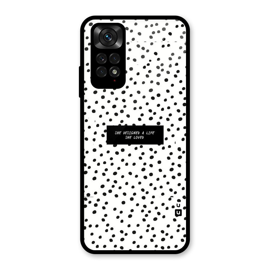 Life Loved Glass Back Case for Redmi Note 11S