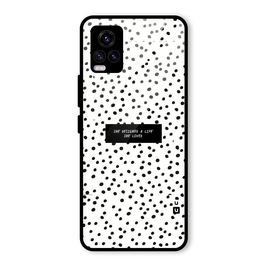 Life Loved Glass Back Case for Vivo V20 2021