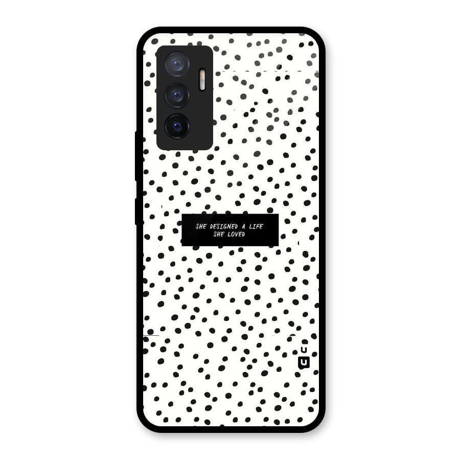 Life Loved Glass Back Case for Vivo V23e