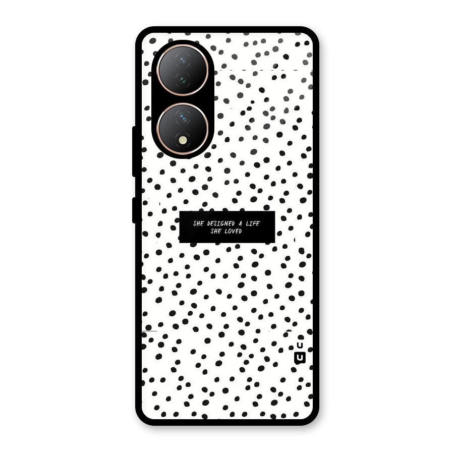 Life Loved Glass Back Case for Vivo Y100A
